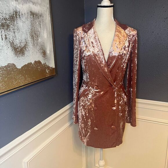 Ali & Jay Hello Romeo Velvet Coat Minidress - Picture 4 of 11